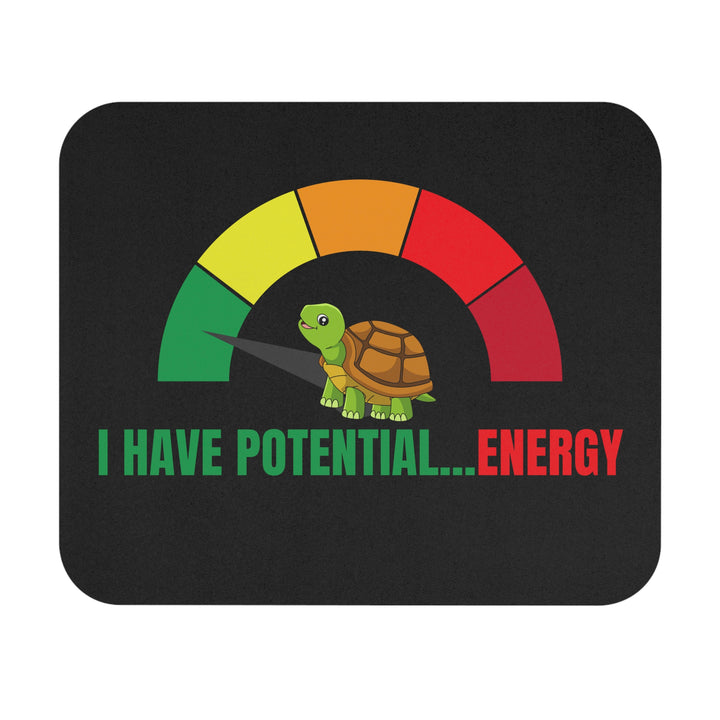 Motivational Turtle Mouse Pad Potential Energy - Fun Desk Accessory, Gift for Students, Science Geeks, Chemist, Office Decor, Gamer Gear