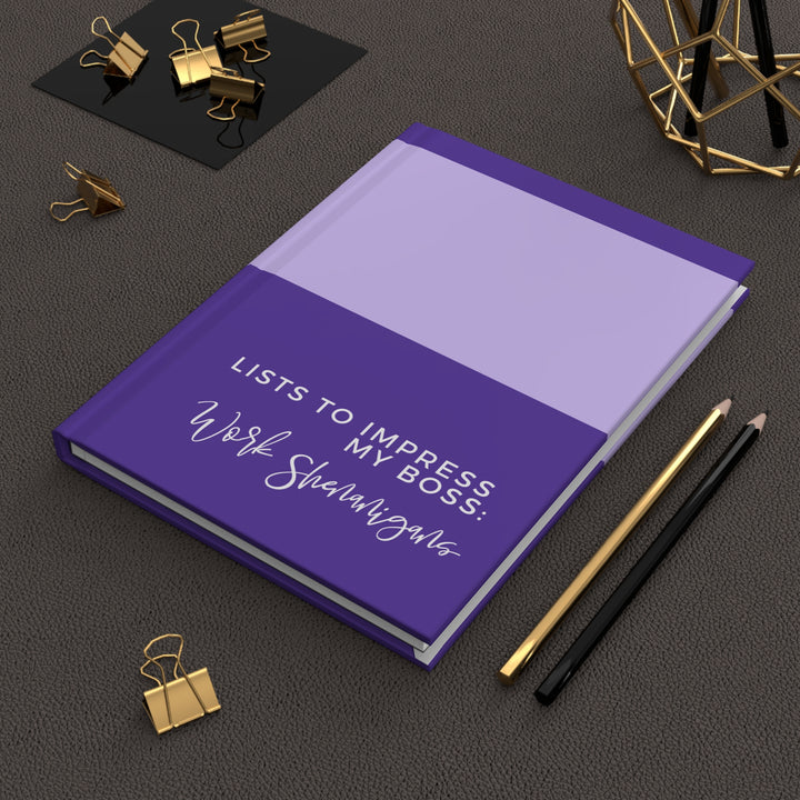 Purple Professional Hardcover Journal for Work: Lists to Impress My Boss - Stylish and Practical Office Accessory