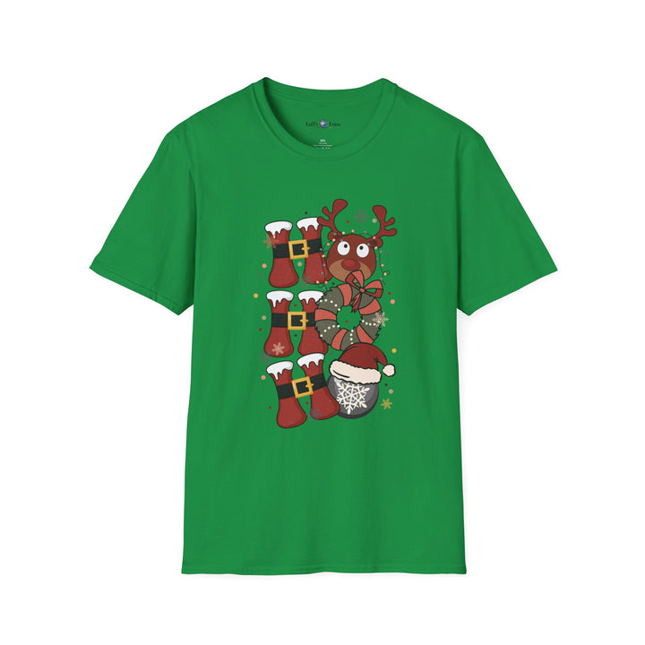 Festive Holiday Unisex T-Shirt: 'Ho Ho Ho' Christmas Cheer