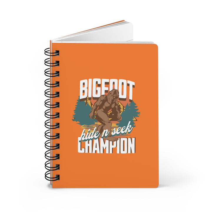 Bigfoot Hide & Seek Champion Spiral Bound Journal