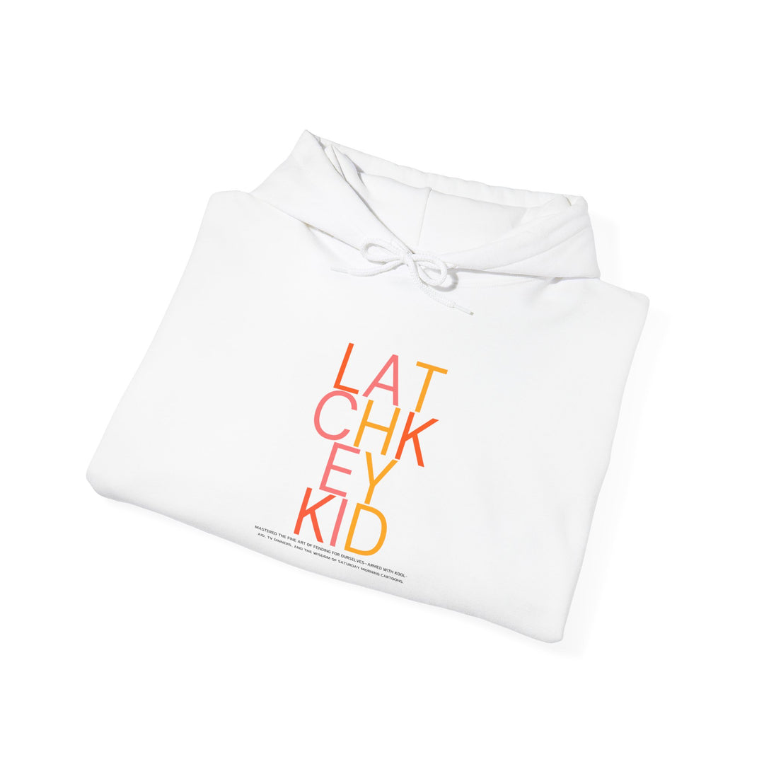 Latchkey Kid Hoodie | Unisex Heavy Blend™ Pullover Sweatshirt for Comfort and Style