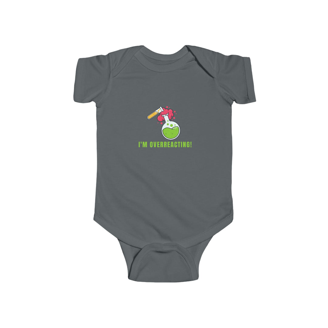 Funny Infant Bodysuit I'm Overreacting Cute Baby Outfit, Baby Shower Gift, New Parent Humor, Toddler Clothing, Playtime Apparel