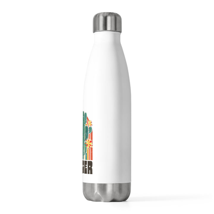 Not a Hugger Cactus 20oz Insulated Bottle Perfect for Plant Lovers and Nature Enthusiasts