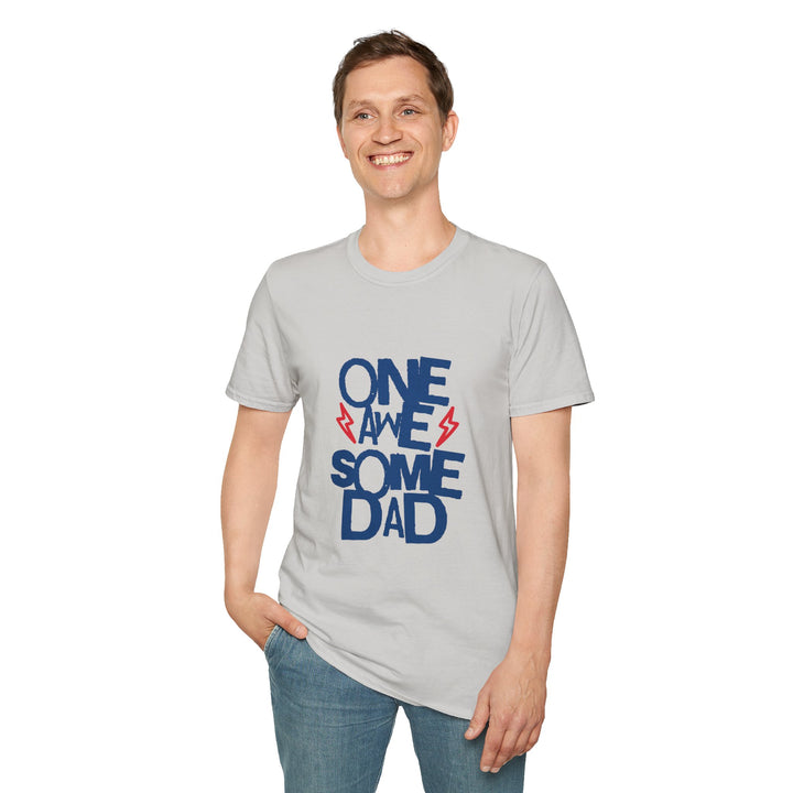 Awesome Dad Unisex T-Shirt, Funny Gift for Father's Day, Cute Dad Tee, Birthday, Dad Humor Shirt, Casual Summer Wear