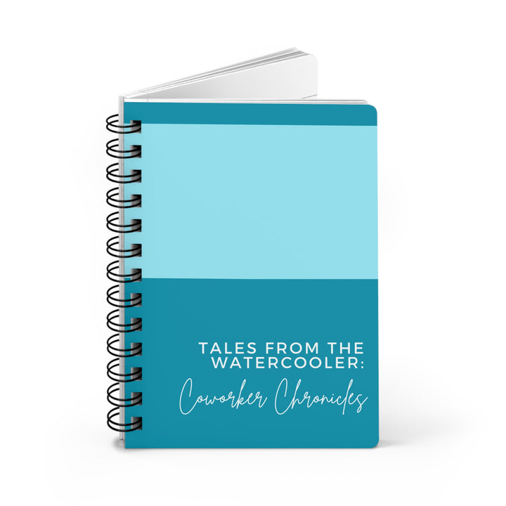 Coworker Chronicles Hardcover Journal - Teal Watercooler Tales - Perfect for Office Humor and Daily Reflections