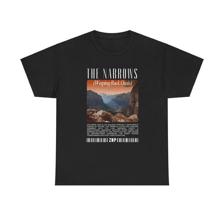 Zion National Park The Narrows Unisex Heavy Cotton Tee - Nature-Inspired Graphic T-Shirt for Outdoor Adventures and Casual Wear