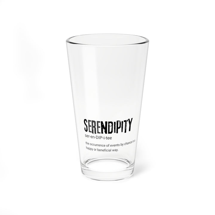 Serendipity Mixing Glass, 16oz | Perfect for Cocktails, Gift for Home Bar Lovers, Unique Glassware, Cheers to Happiness