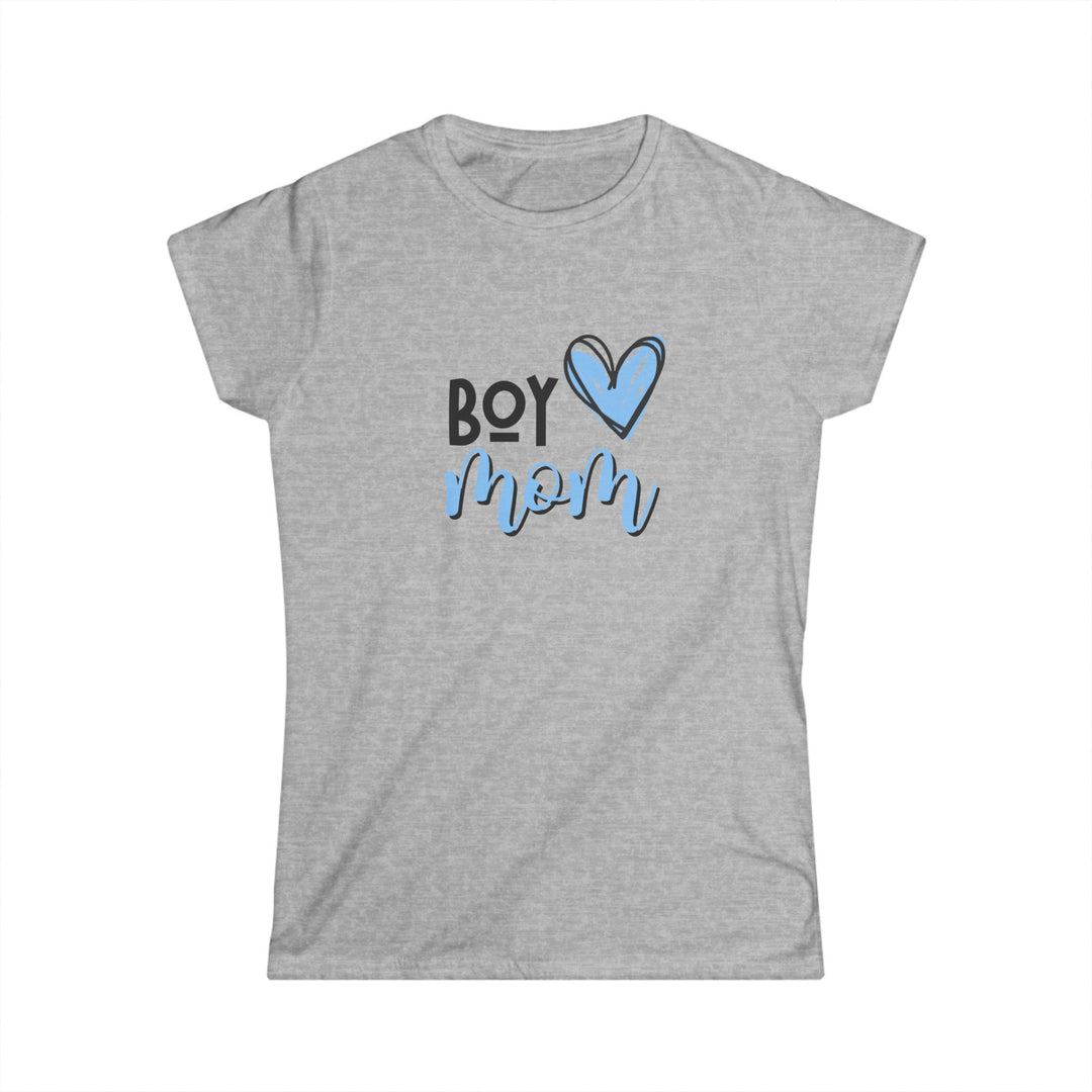 Boy Mom Graphic Tee, Casual Womens Shirt, Perfect Gift for Mothers, Birthday Present, Baby Shower Gift, Everyday Wear