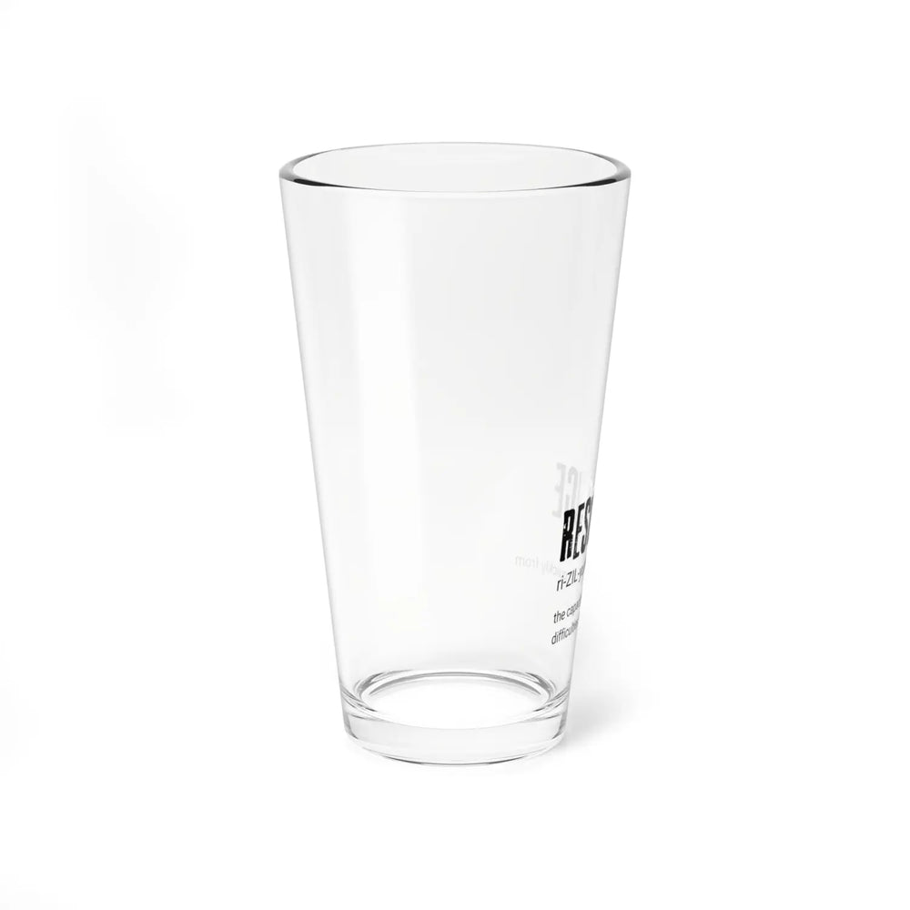 Resilience Mixing Glass Inspiring Kitchenware Gift for Home Bar Motivational Drinkware Celebrations Versatile Glassware