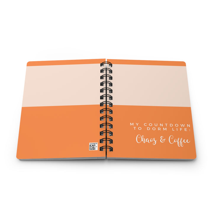 Chaos & Coffee Spiral Bound Journal - Perfect for College Students and Busy Lives