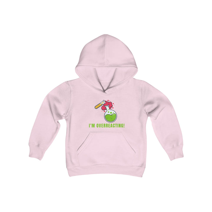 Funny Youth Hoodie I'm Overreacting Perfect for Kids, Gifts, Casual Wear, Birthday and Holiday Celebrations