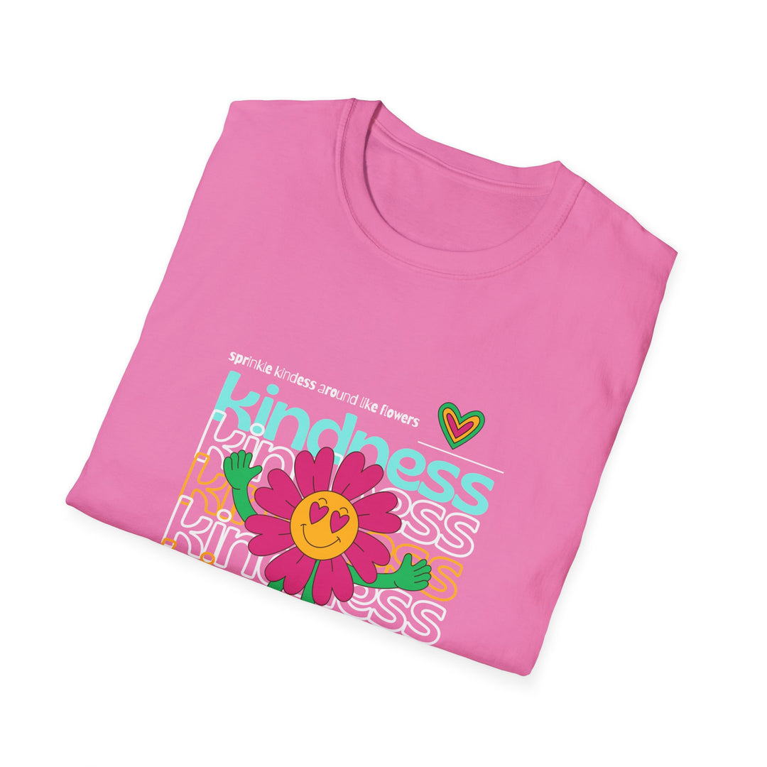 Kindness Floral Unisex Softstyle T-Shirt | Spread Positivity & Love