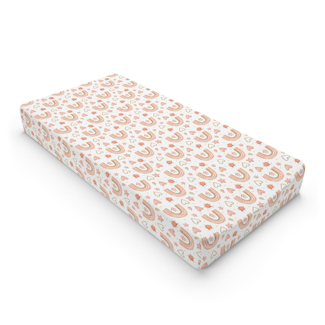 Floral Baby Changing Pad Cover - Soft & Stylish Nursery Essential