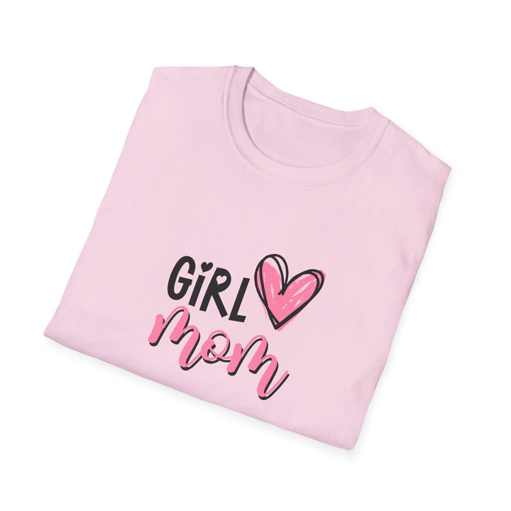 Girl Love Mom T-Shirt, Mother's Day Gift, Women's Casual Tee, Cute Family Shirts, Unisex Graphic Tee, Heart Design Top