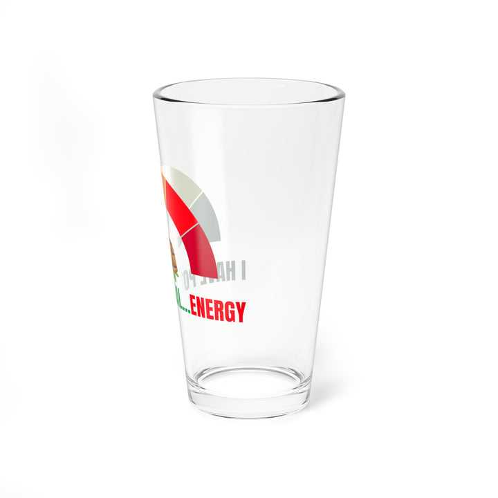 Motivational Mixing Glass for Cocktails, Have Potential Energy Drinkware, Cute Turtle Graphic, Gift for Friends, Party Essential, Home Bar