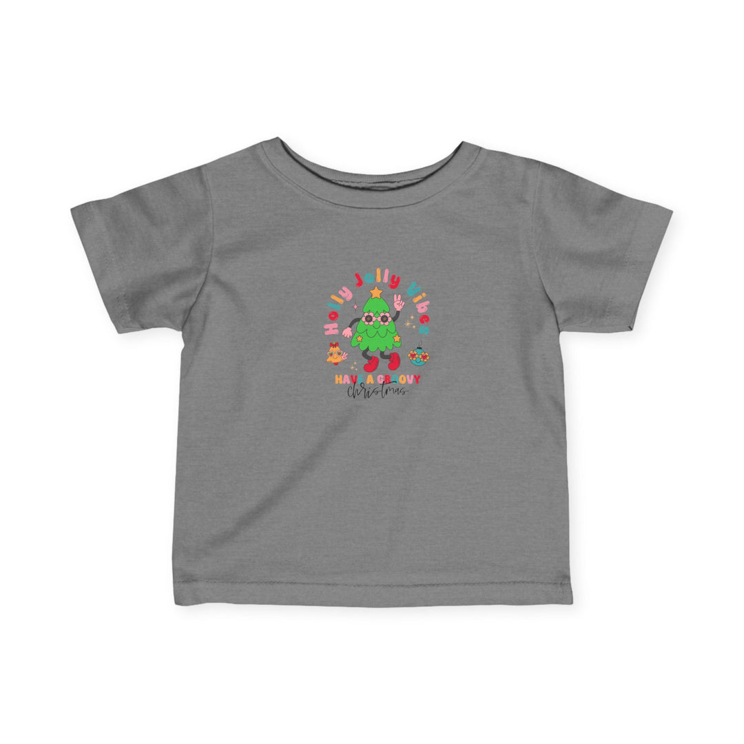 Groovy Christmas Infant Tee - Holly Jolly Vibes