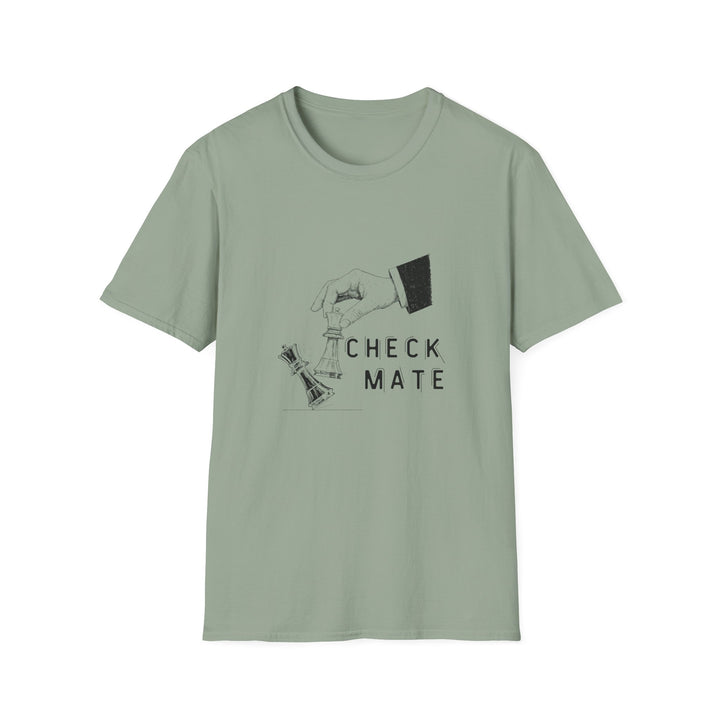 Check Mate Unisex Softstyle T-Shirt - Perfect for Chess Lovers, Game Night, Casual Wear, Gift for Players, Unique Graphic Tee