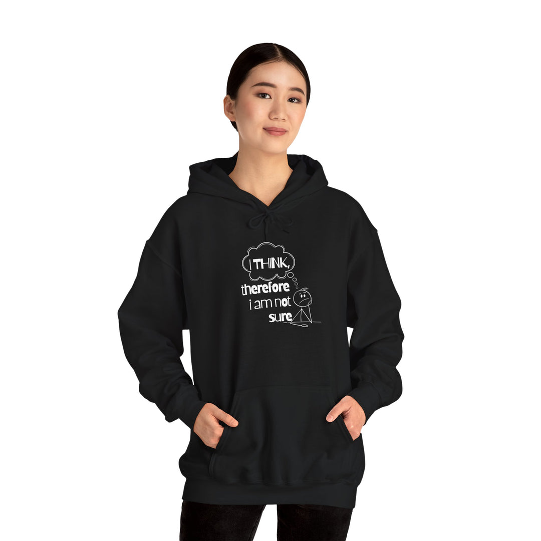 Philosophical Hoodie, Unisex Heavy Blend Sweatshirt, Casual Wear, Gift for Thinkers, Philosophy Lover's Apparel, Cozy Thoughtful Style