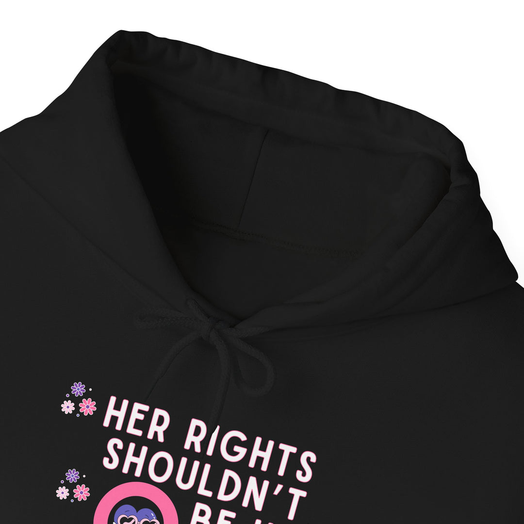 Empowering Feminist Hoodie, Her Rights Sweatshirt for Women, Activist Apparel, Gender Equality Gift, Comfortable Casual Wear