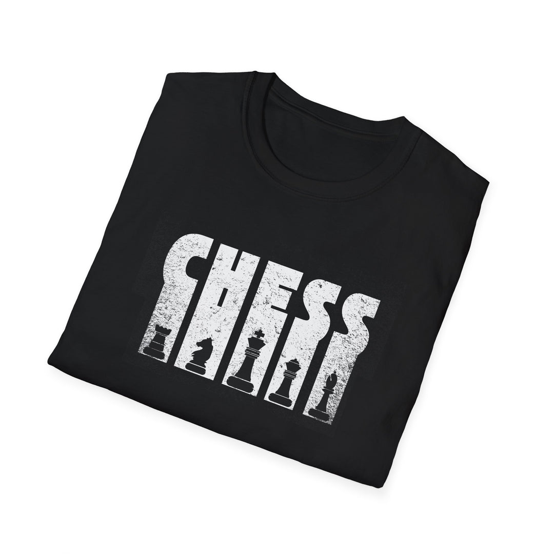 Chess Lovers Unisex Softstyle T-Shirt - Perfect Gift for Players, Game Night Wear, Casual Style, Chess Themed Gift, Gamer Apparel