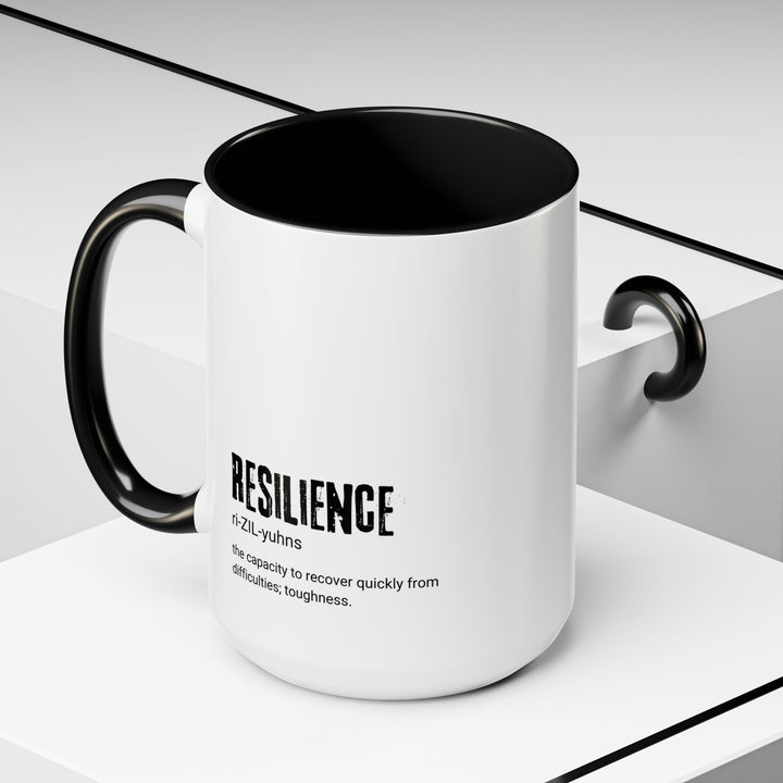 Resilience Coffee Mug, Motivational Cup, Gift for Her, Inspirational Quote, Self-Care, Office Mug, Unique Housewarming Gift