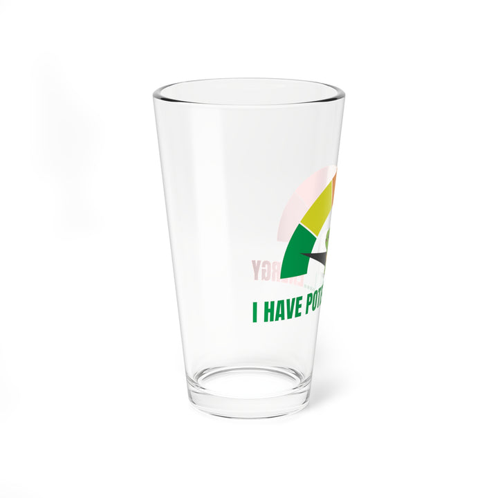 Motivational Mixing Glass for Cocktails, Have Potential Energy Drinkware, Cute Turtle Graphic, Gift for Friends, Party Essential, Home Bar