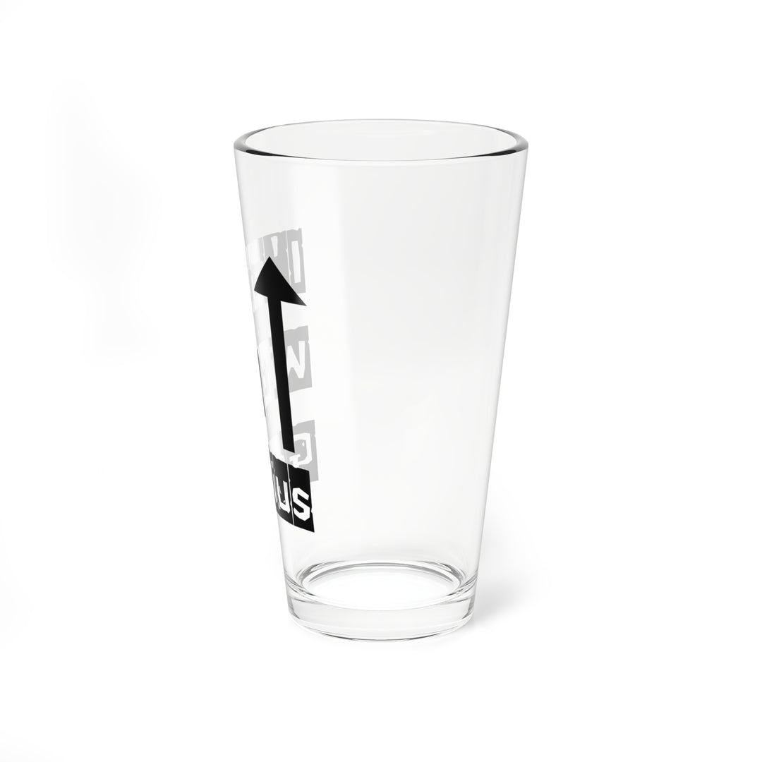 16oz Mixing Glass | Fun Drinkware for Parties, Gift for Home Bartenders, I'm with Genius, Cocktail Glass, Barware