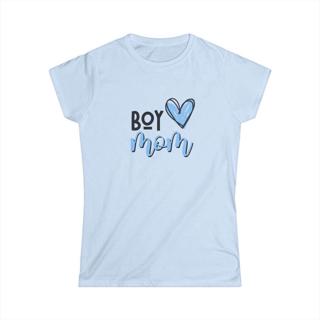 Boy Mom Graphic Tee, Casual Womens Shirt, Perfect Gift for Mothers, Birthday Present, Baby Shower Gift, Everyday Wear