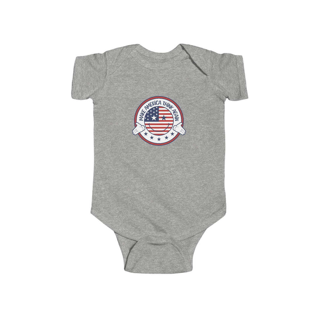 Patriotic Baby Bodysuit - Cute USA Flag Design for Infants