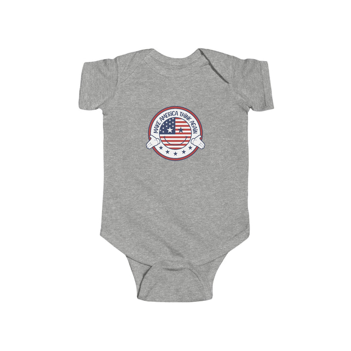 Patriotic Baby Bodysuit - Cute USA Flag Design for Infants