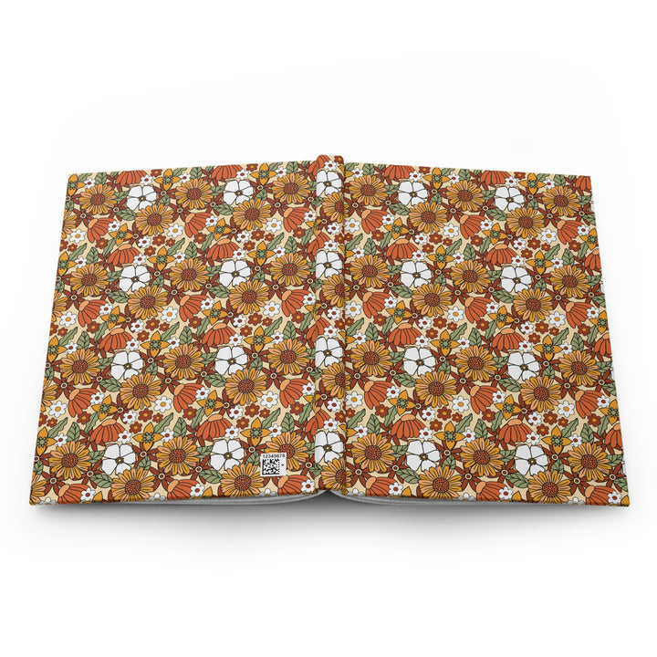 Floral Pattern Hardcover Journal Perfect for Autumn Inspiration and Gift-Giving