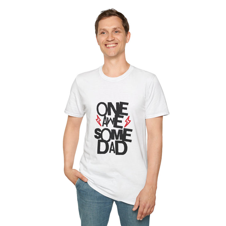 Awesome Dad T-Shirt, Father's Day Gift, Dad Humor Tee, Unisex Cotton Shirt, Birthday Gift for Dad, Casual Wear