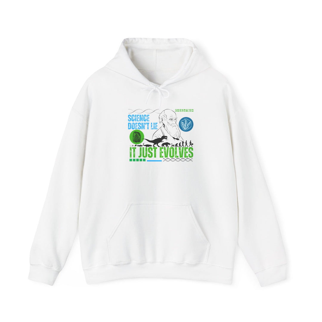 Science Evolution Unisex Hoodie - "Science Doesn't Lie"