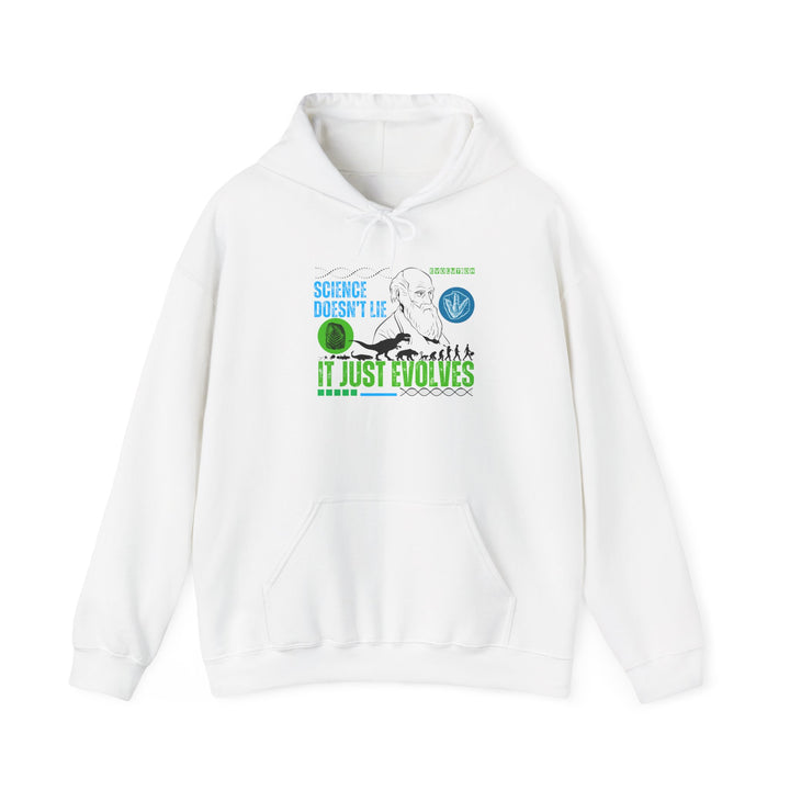 Science Evolution Unisex Hoodie - "Science Doesn't Lie"