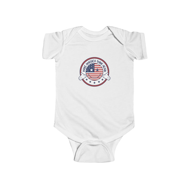 Patriotic Baby Bodysuit - Cute USA Flag Design for Infants