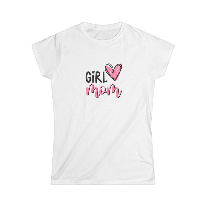 Girl Mom Softstyle Tee - Perfect Gift for Moms, Mother's Day, Casual Wear, Birthday Gift, Family Outing