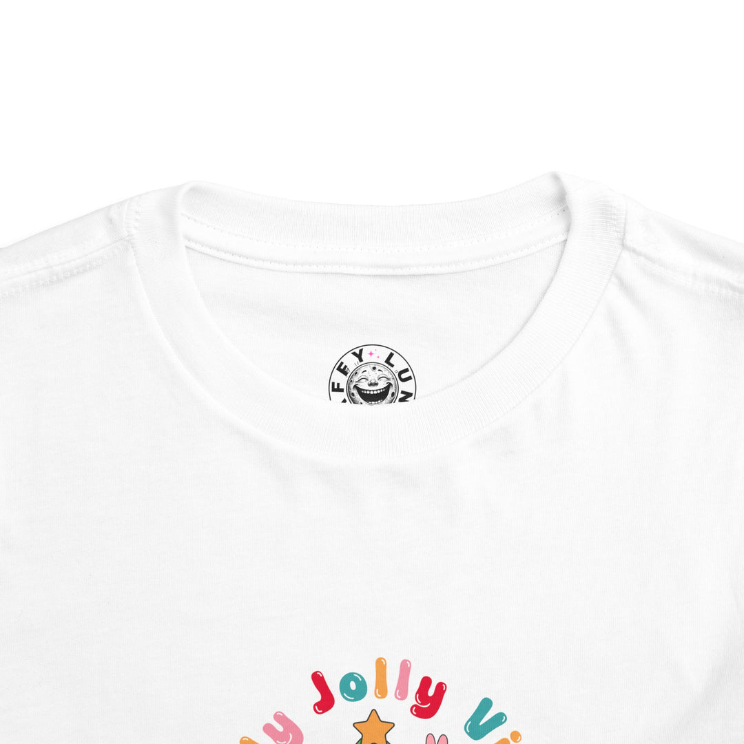 Toddler Christmas Tee - "Holly Jolly Vibes" - Fun Holiday Shirt for Kids