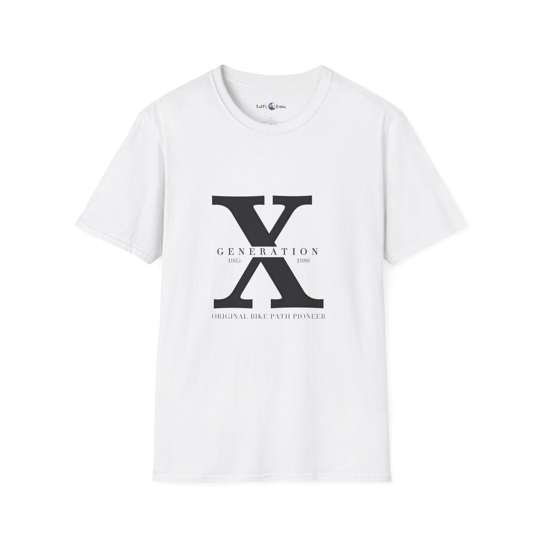 Generation X Inspired Design - Nostalgic Graphic Tee Unisex Softstyle T-Shirt