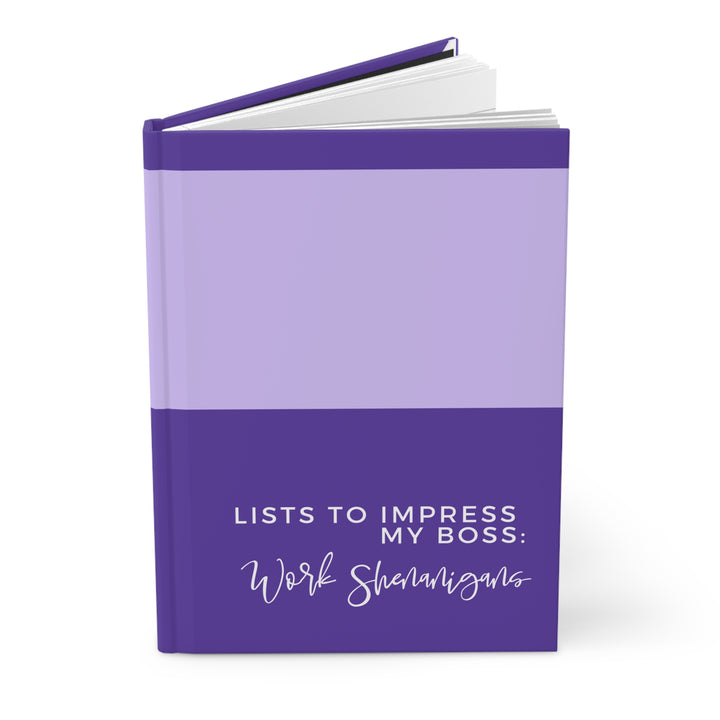 Purple Professional Hardcover Journal for Work: Lists to Impress My Boss - Stylish and Practical Office Accessory