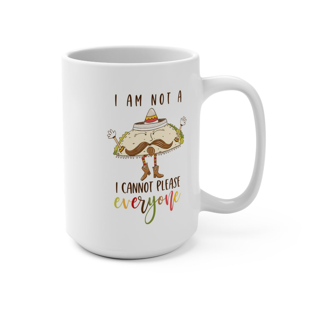 Taco Mug 15oz - Fun and Quirky Taco-Themed Coffee Mug - Perfect Gift for Taco Lovers and Food Enthusiasts