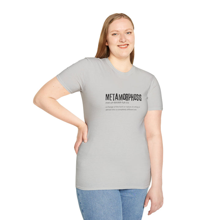 Metamorphosis Unisex T-Shirt  Inspirational Change Tee, Motivational Gift, Casual Wear, Self Improvement Shirt, Unique Graphic Tee