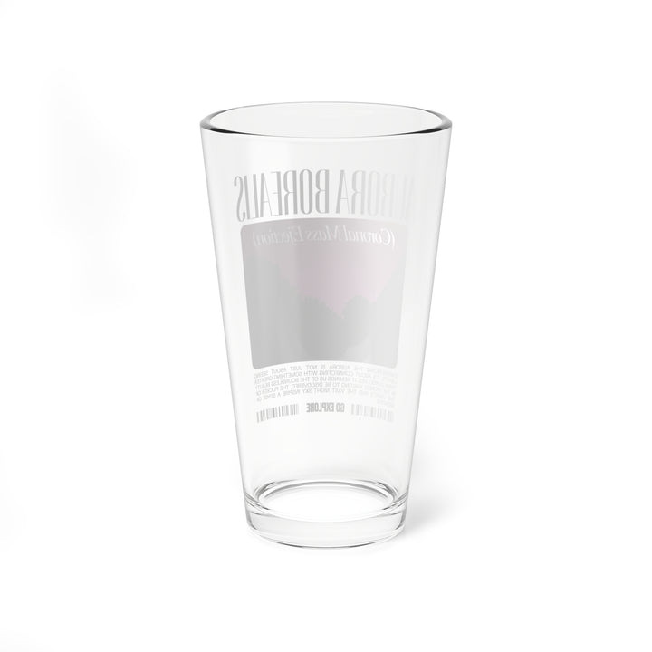 Aurora Borealis Mixing Glass - 16oz, Perfect for Stargazers Nature Lovers - Gift for Men, Beer Pint Glass, Science Lovers