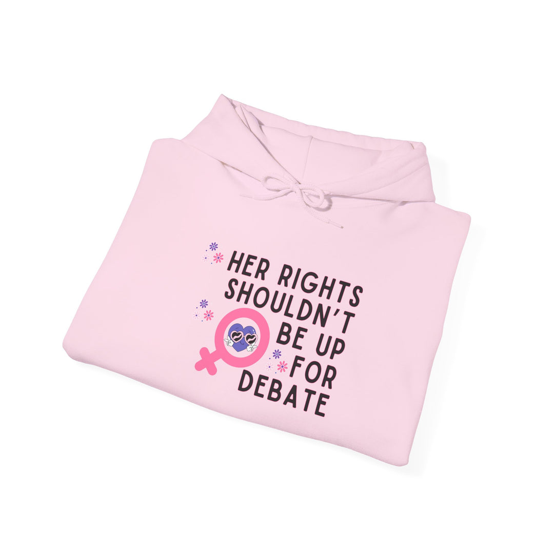 Empowering Feminist Hoodie, Her Rights Sweatshirt for Women, Activist Apparel, Gender Equality Gift, Comfortable Casual Wear