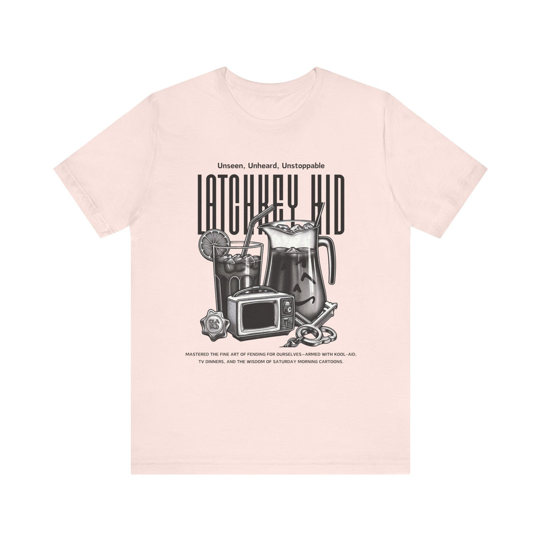 Latchkey Kid Tee Unisex Jersey Tshirt Gen X Nostalgic Retro 80s 90s