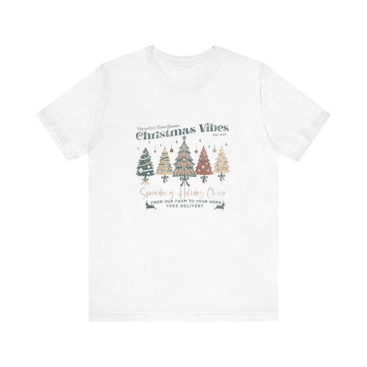 Christmas Vibes Unisex Tee, Holiday Gift, Casual Wear, Family Gathering, Winter Celebration, Unique Christmas Shirt