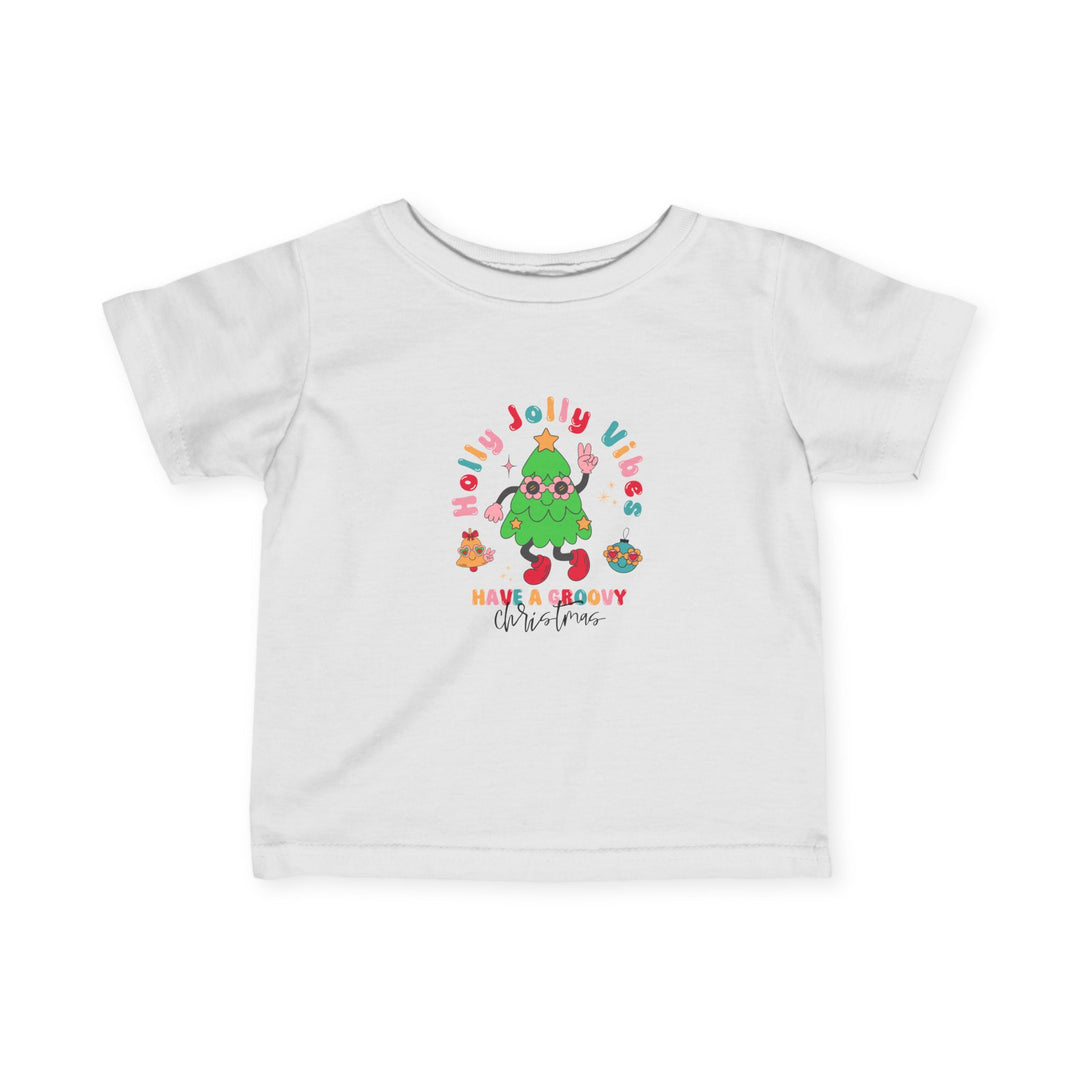 Groovy Christmas Infant Tee - Holly Jolly Vibes