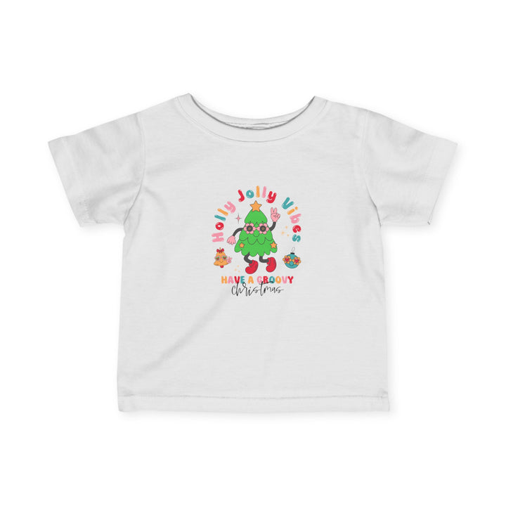 Groovy Christmas Infant Tee - Holly Jolly Vibes