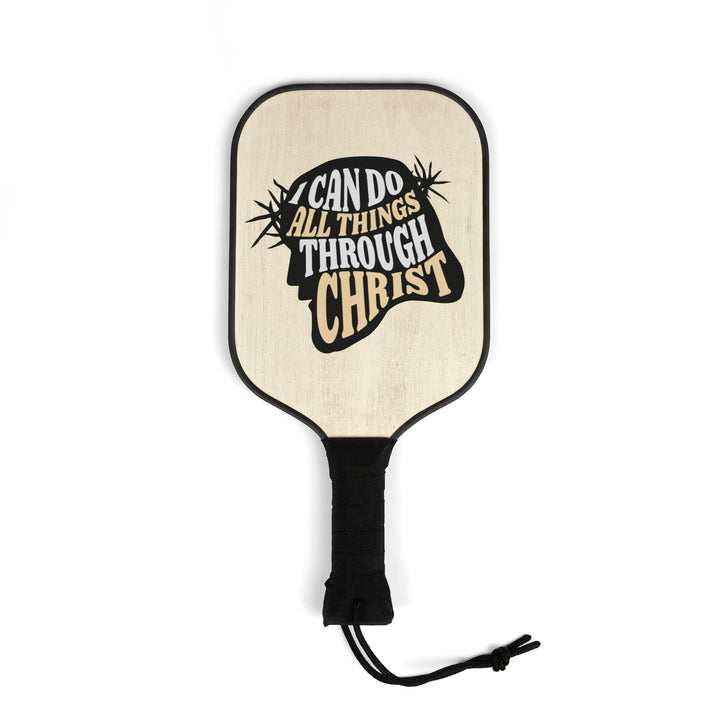 Faith-Inspired Pickleball Paddle Set - "I Can Do All Things Through Christ"