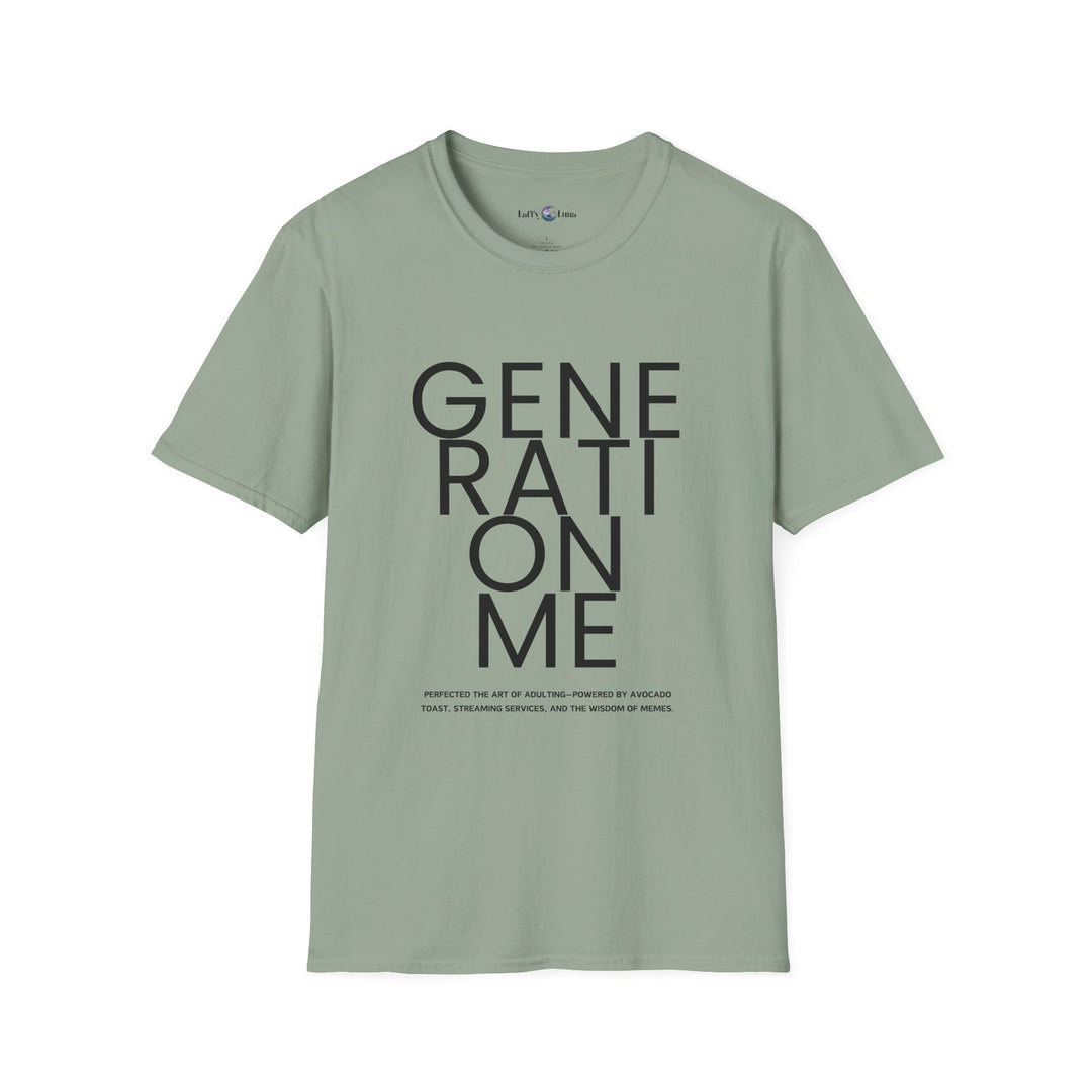 Unisex Softstyle T-Shirt - Generation Me Statement Tee - Inspirational Apparel for Comfort and Style - Perfect for Earth Day, Birthdays