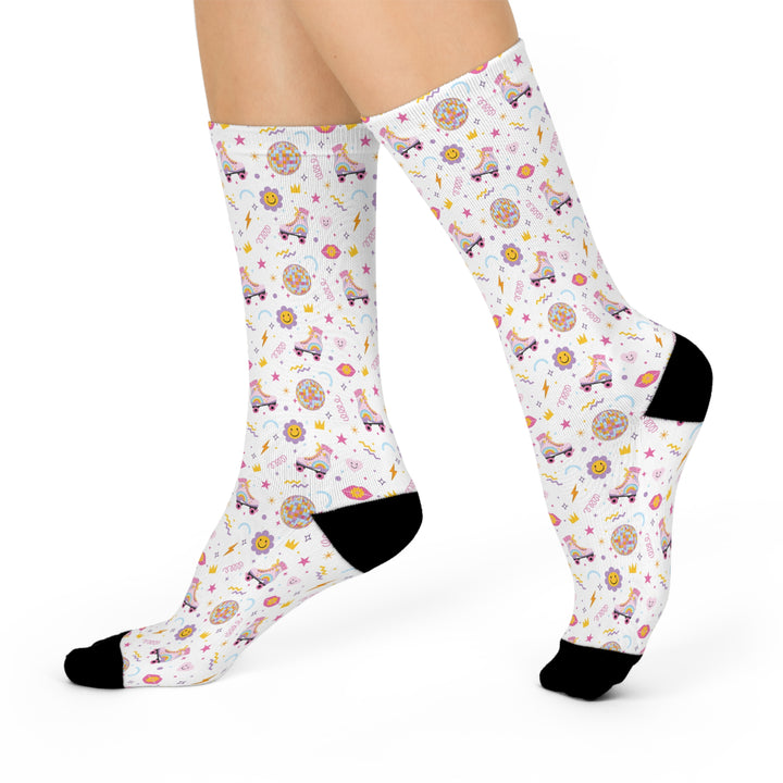 Whimsical Cushioned Crew Socks for Fun Loving Souls - Perfect for Gifts, Everyday Wear or Celebrations